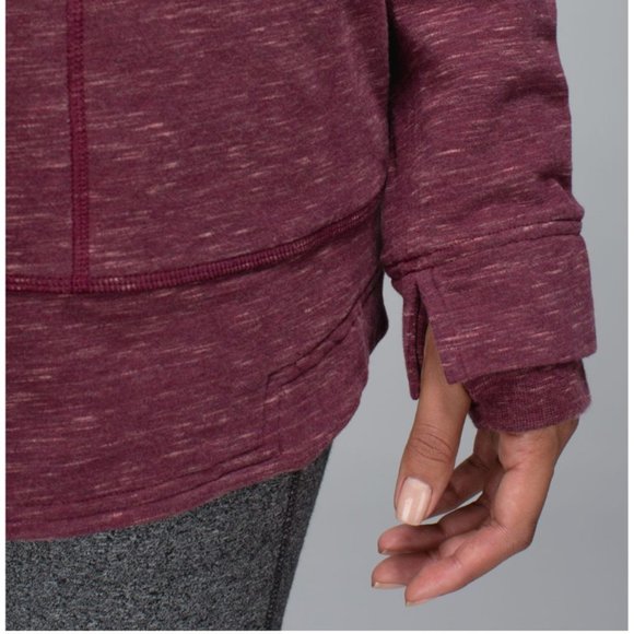 Lululemon Find Your Centre Wrap Heathered Marled Rust Berry 8 - Picture 7 of 16